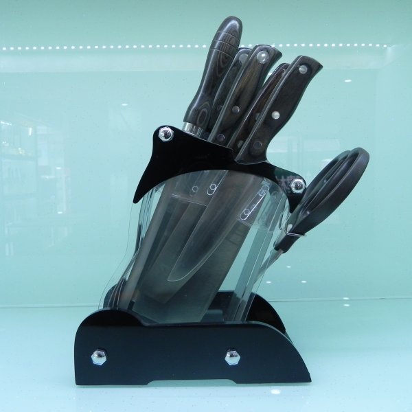 御皇彩木柄七件套